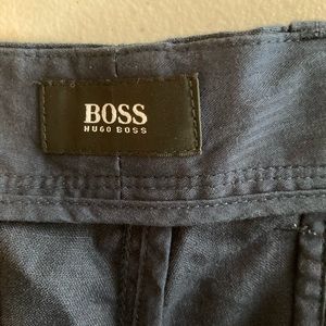 Hugo Boss dark blue linen men’s pants size 40R